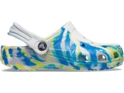Crocs Kids Classic Marbled Tie-Dye Clog (Little Kid/Big Kid) -Fashion Sandals Store 71peqHW6AaL