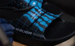 BAUER/OOFOS Men's OOahh Limited Slide Sandal – Bauer Skeleton -Fashion Sandals Store BauerSkeleton1