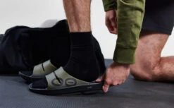 OOfos Men's OOahh Sport Slide Sandal - Tactical Green -Fashion Sandals Store MicrosoftTeams image 100