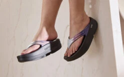 OOfos Women's OOmega OOlala Luxe Sandal - Calypso -Fashion Sandals Store MicrosoftTeams image 46