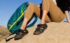 OOfos Women's OOcandoo Sandal - Black -Fashion Sandals Store OOcandoo Womens Black2