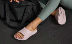 OOfos Women's OOahh Sport Flex Sandal - Stardust -Fashion Sandals Store Womens StardustFlex3